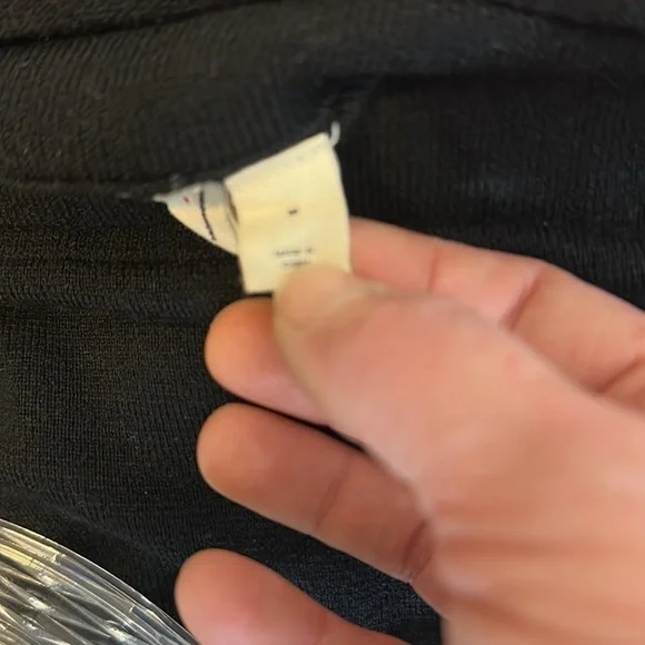 Moth by Anthropologie black Tie sweater pants size M - Picture 5 of 5